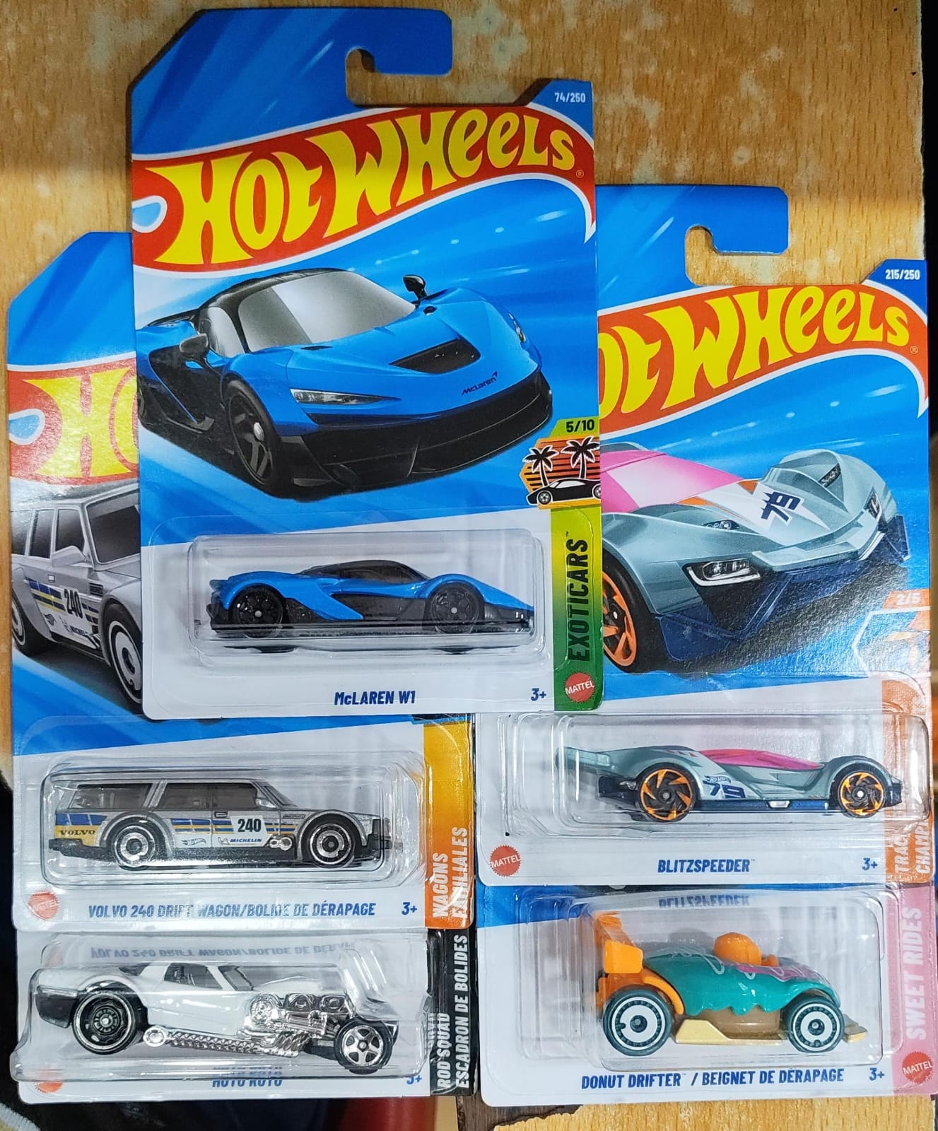 Hot Wheels Mainline - D Case Mix Combo Car - Long Card