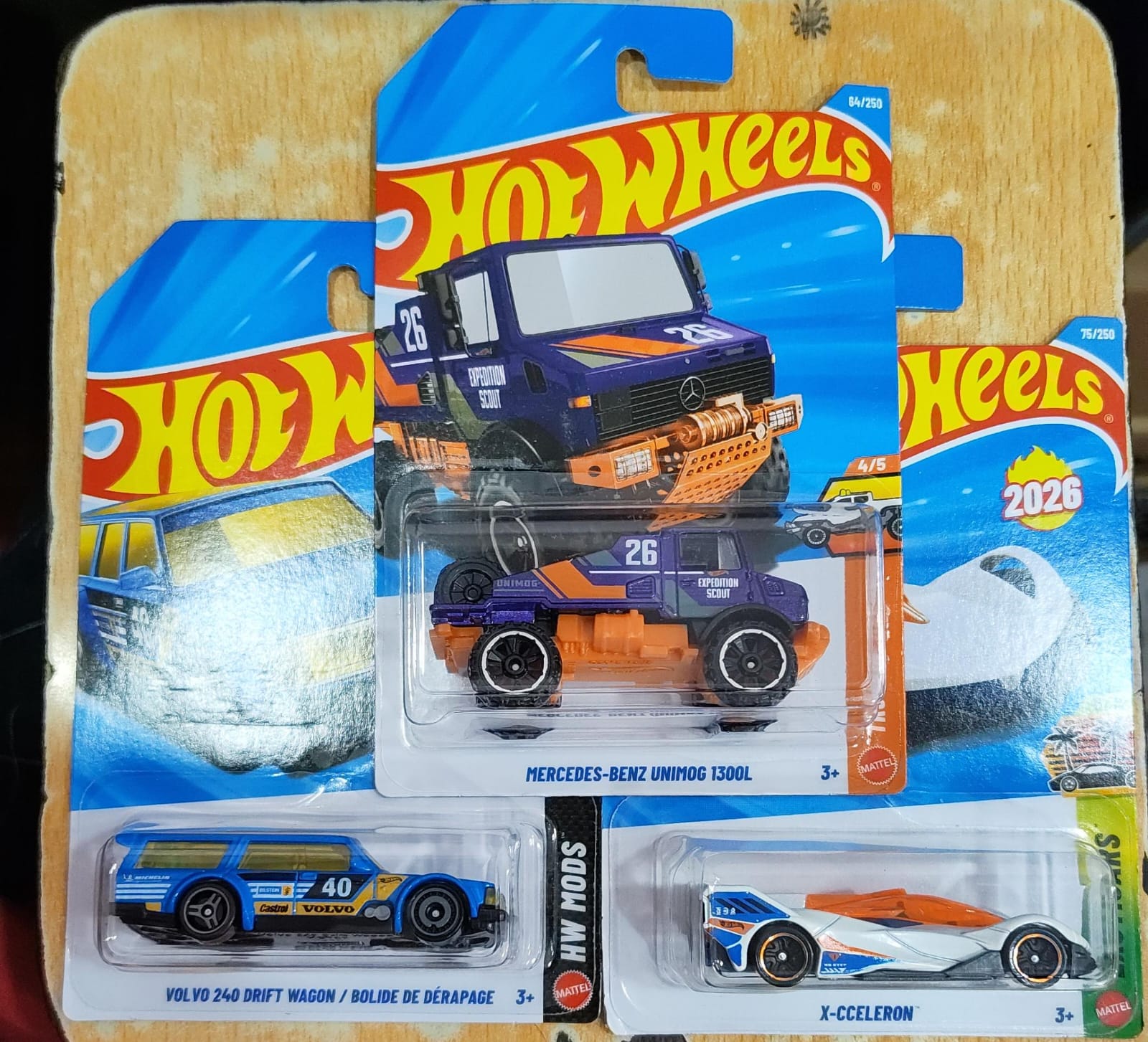 Hot Wheels Mainline - D Case 2026 - Combo Pack of 3 Cars