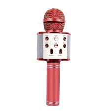 Wireless Handheld Bluetooth Singing Mike - 4-in-1 Multi-Function Karaoke Microphone