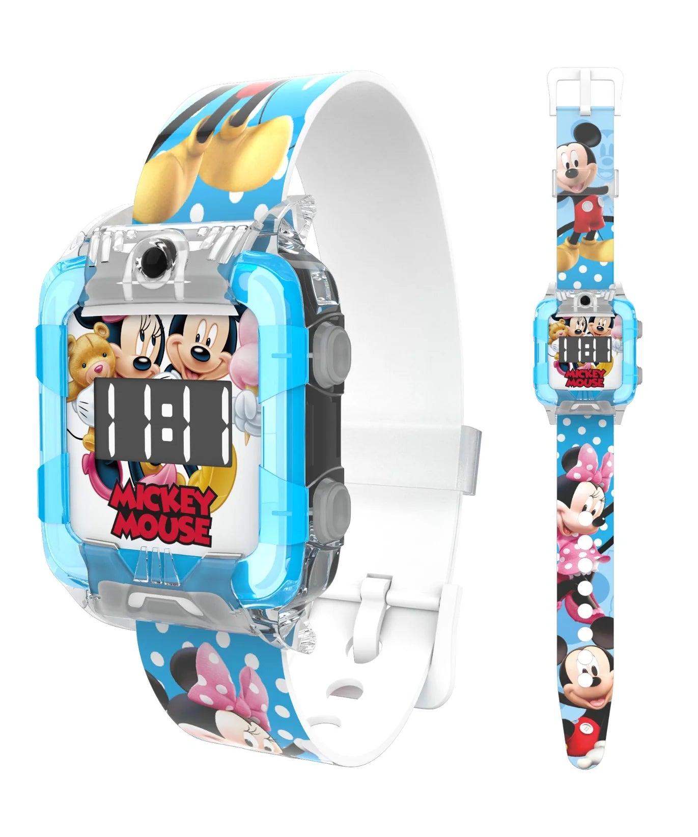 Spiky Mickey Mouse Square Digital Watch for Kids Boys and Girls | Best Gift for Kids