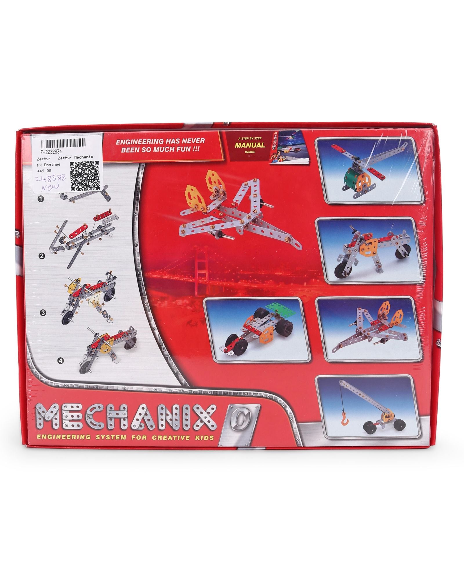 Zephyr Mechanix 0 Engineering System Multicolor - 98 pieces