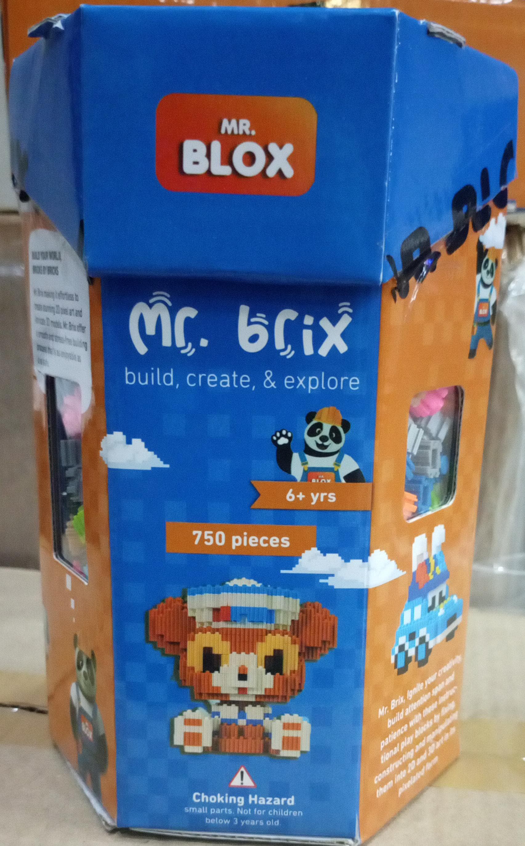 Mr. Blox Building Blocks For Kids - Mr. Brix - Build, Create and Explore - 750 Pcs - Multicolor