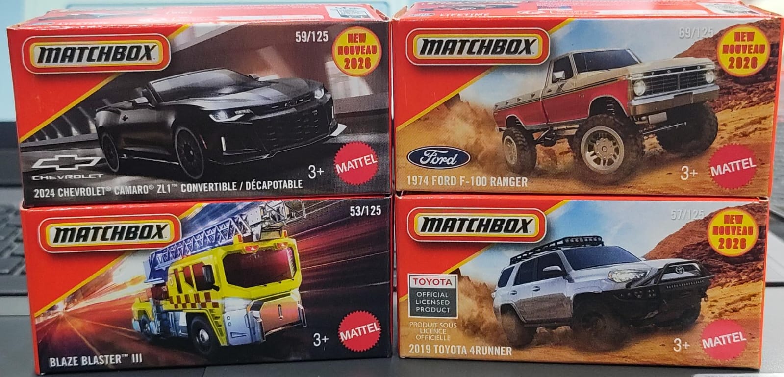 Matchbox Mainline - Combo Pack of 4 Cars - DNK70 - 002