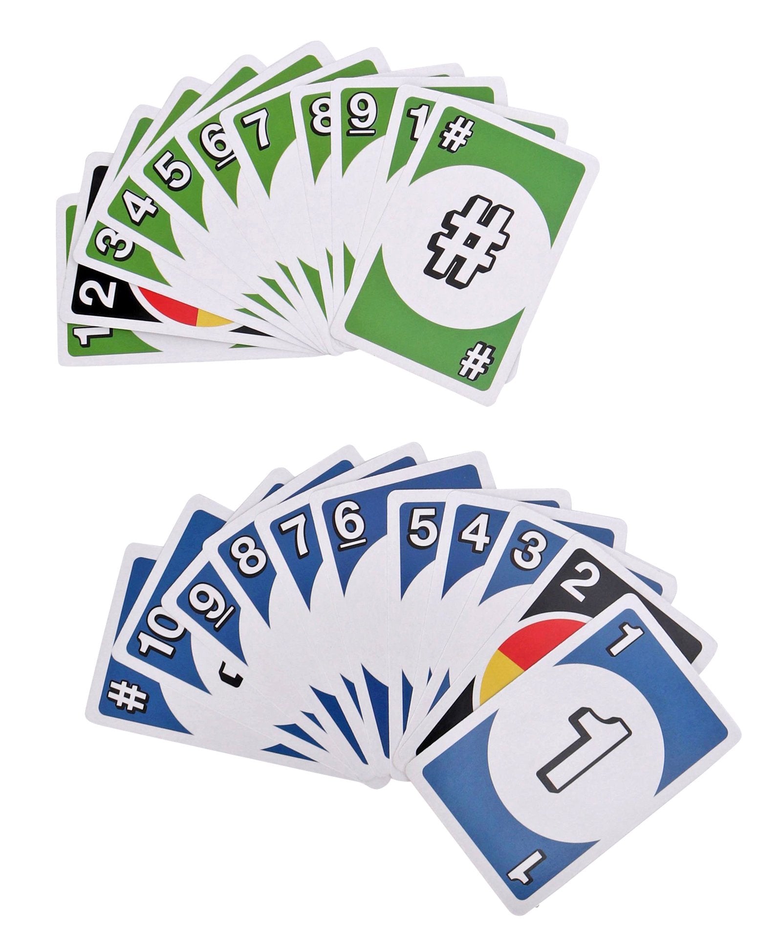 Mattel UNO DOS Card Game With Customizable Cards - Multicolor