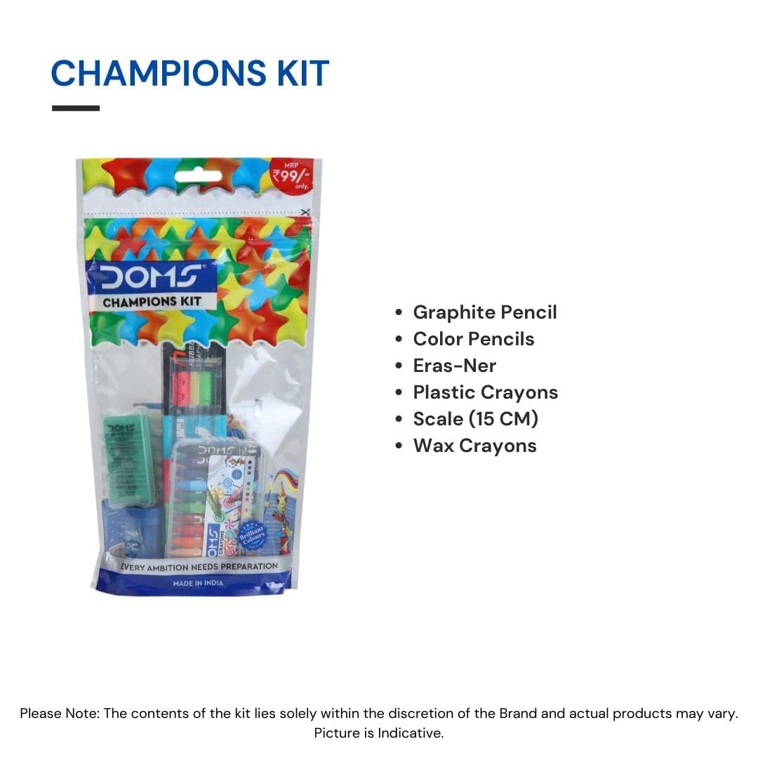 DOMS Champions Kit - Multicolor - Pack of 4 Pcs