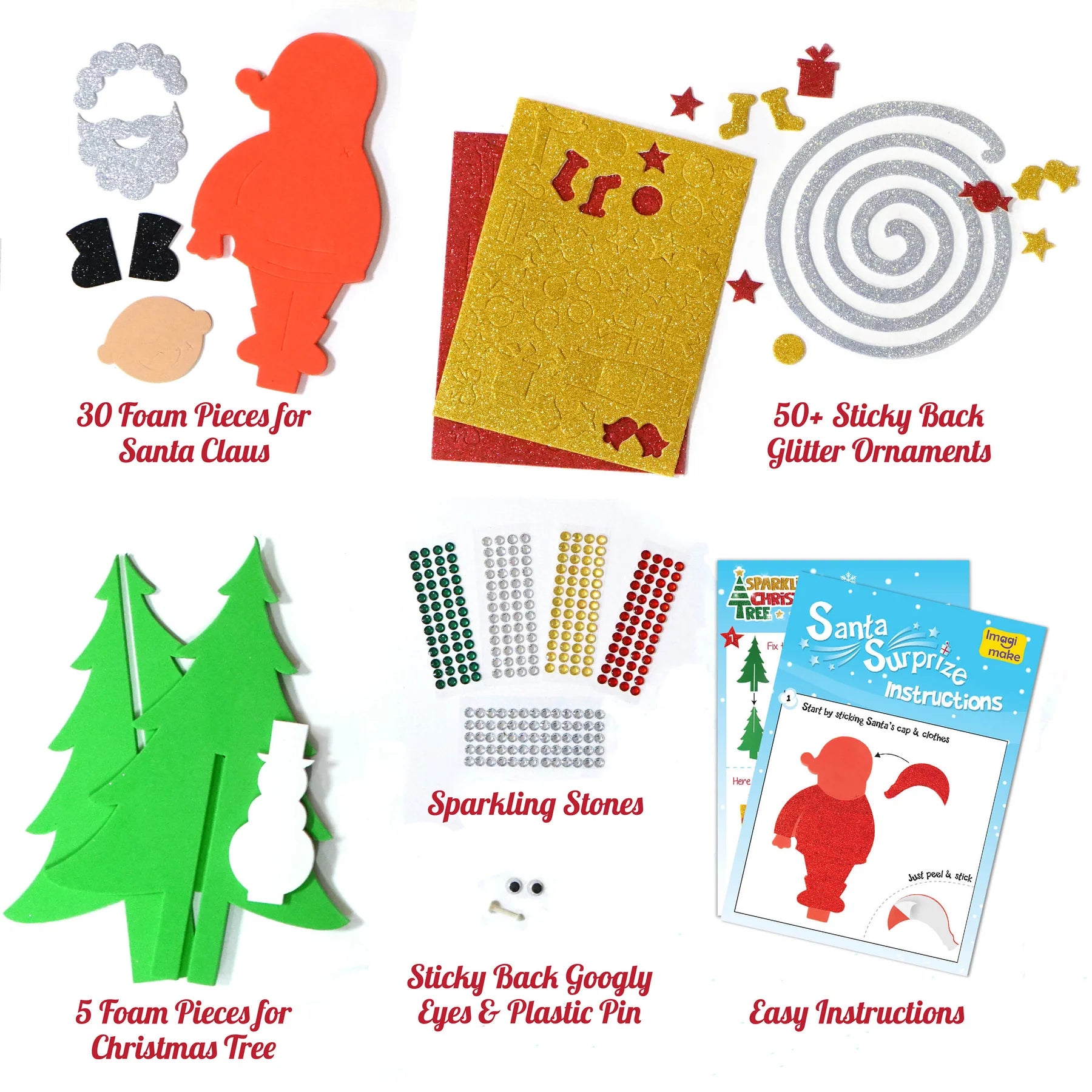 Imagimake Christmas Craft Kit - Multicolor