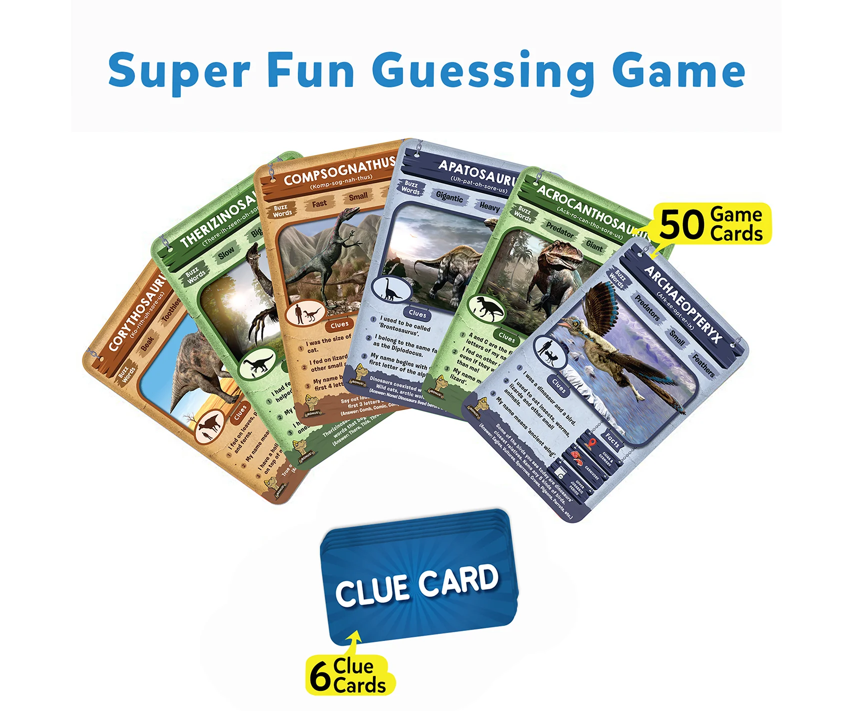 Guess in 10: Deadly Dinosaurs | Trivia card game (ages 8+)