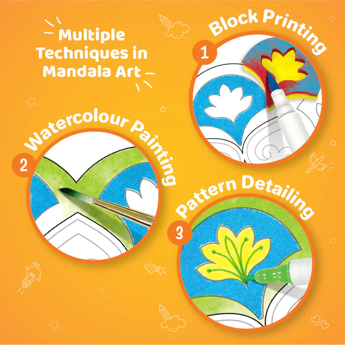 ImagiMake DIY Mandala Art | Art And Craft Kit | Multicolor