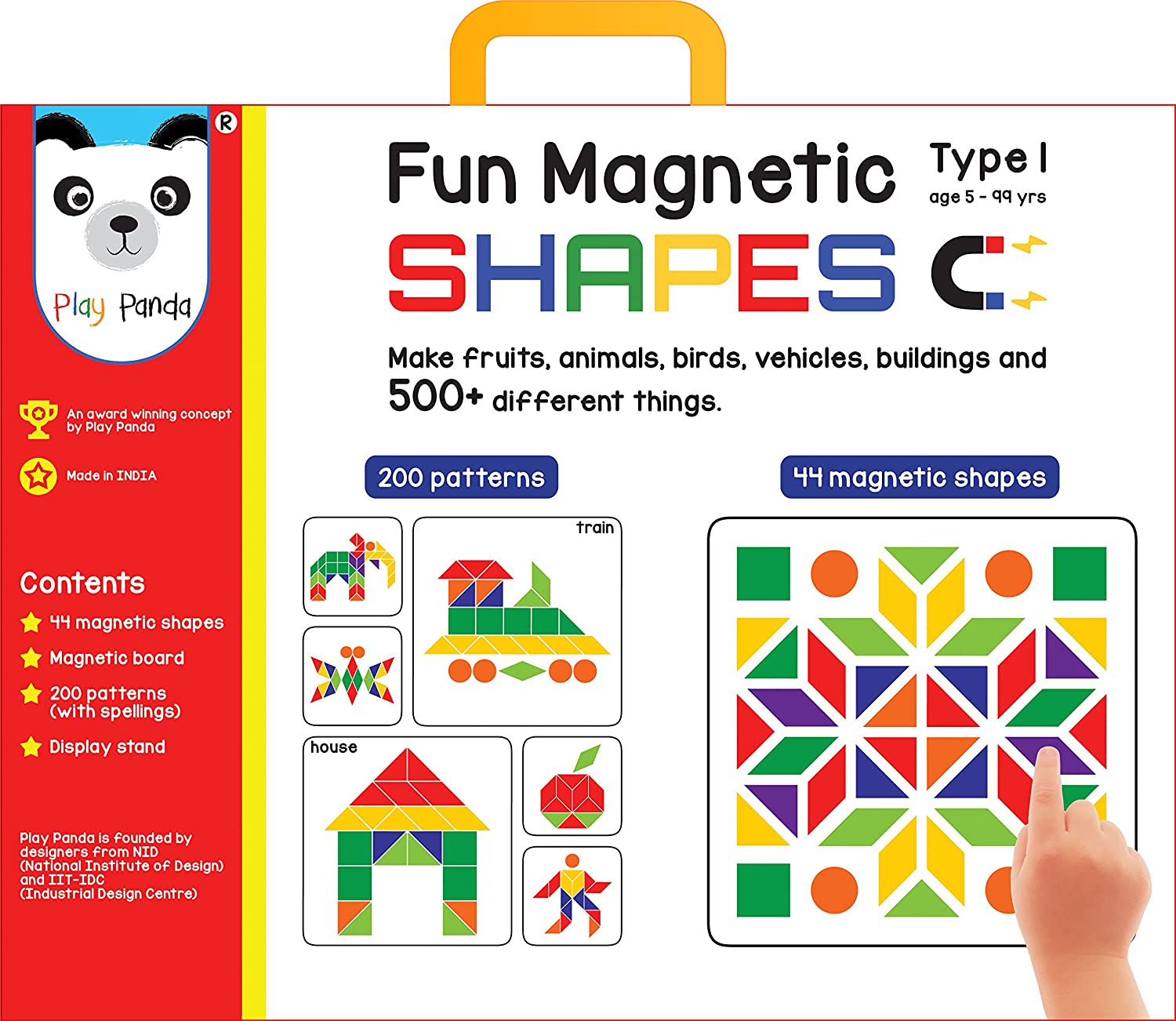 Play Panda Fun Magnetic Shapes (Junior) : Type 1