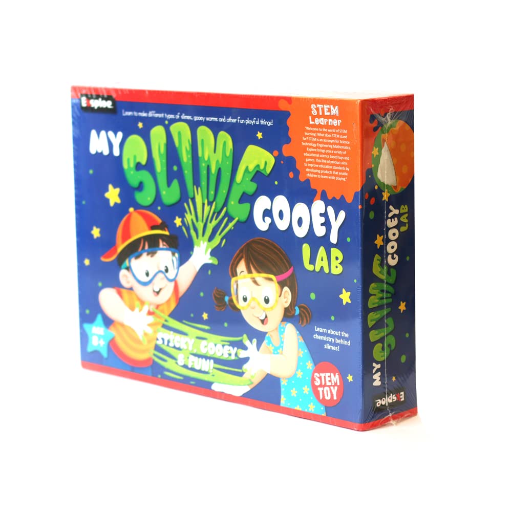 Explore My Slime Gooey Lab Activity Toy Kit for kids - multicolor