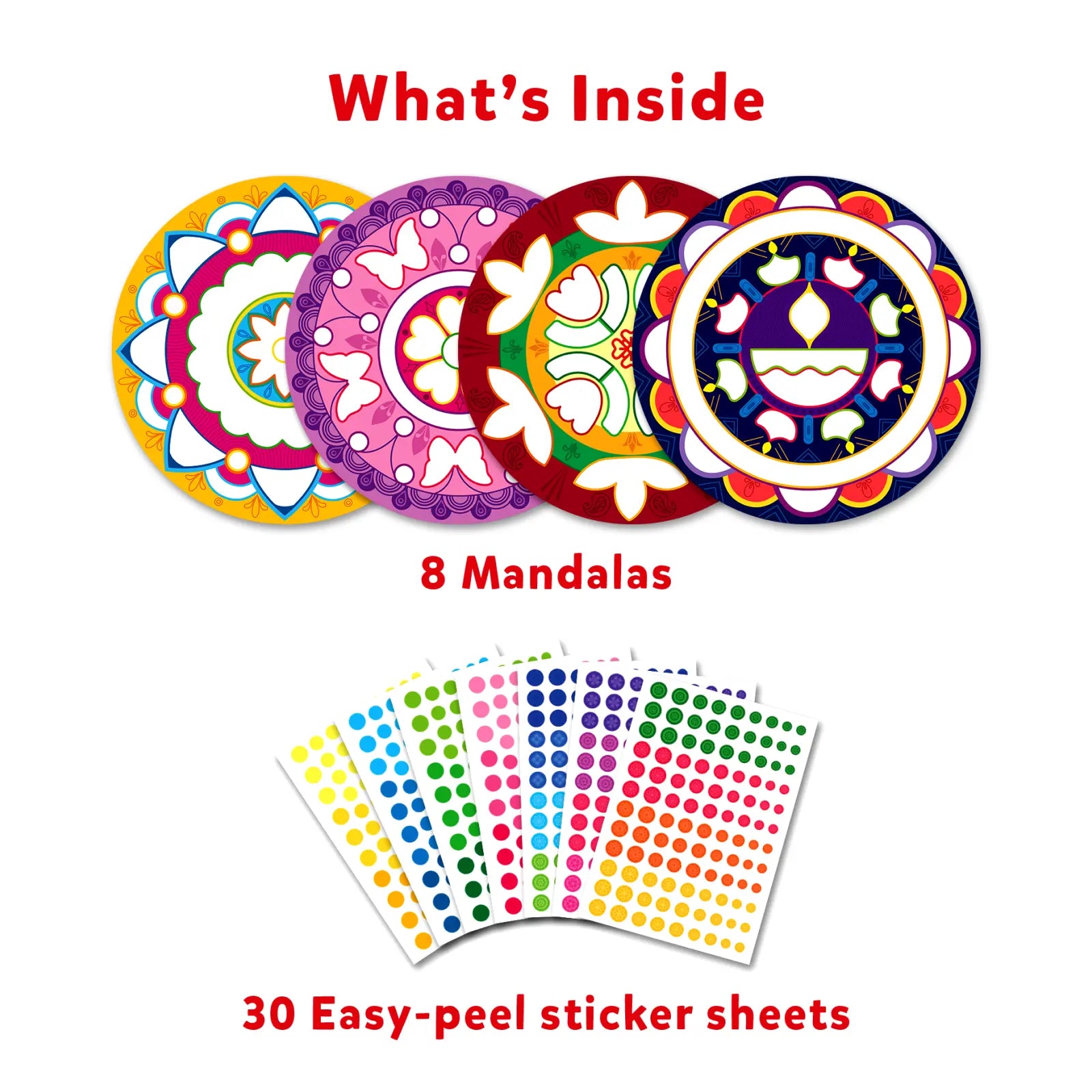 Skillmatics Dot it! - Mandala Art | No Mess Sticker Art | Multicolor