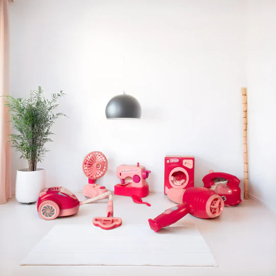 Ilearnngrow Family Suits Battery Operated Household appliances Play Set with Light & Sound