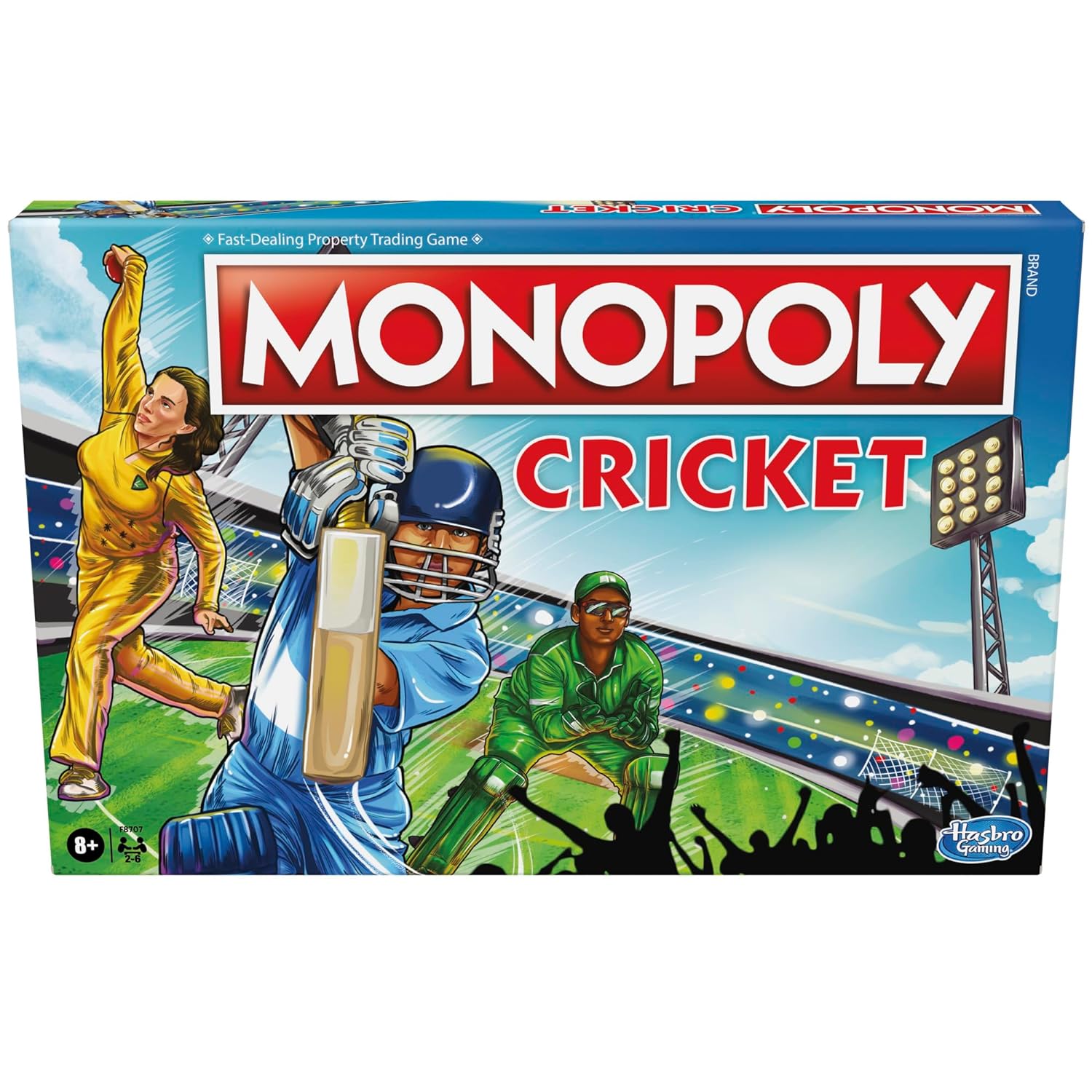 Monopoly Cricket Board Game for Kids Multicolor