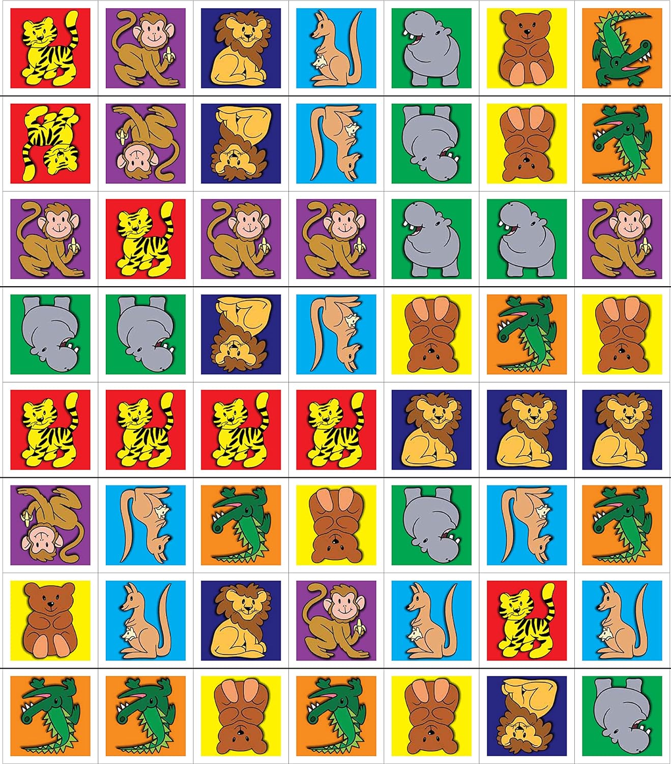 Frank Early Leaner Pack - Animal Domino - 28 Cards - Multicolor