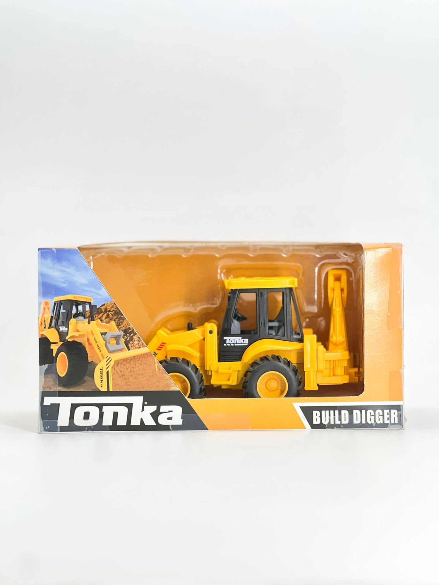 Centy Tonka Build Digger Toy JCB Pullback for kids - Multicolor