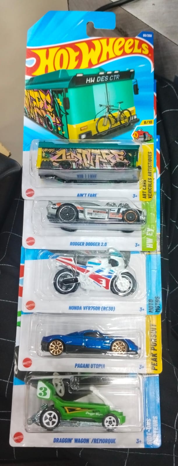 Hot Wheels Mainline - N Case 2025 - Combo Pack of 5 Cars - Long Card