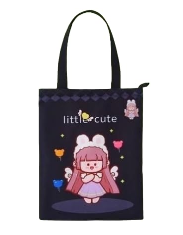 Kawaii-Q Accessories Little Cute Doll Tote Bags – Tuition Bag, Picnic Bag for Girls, Activity Bag, Lunch Bag, Shoulder Bag