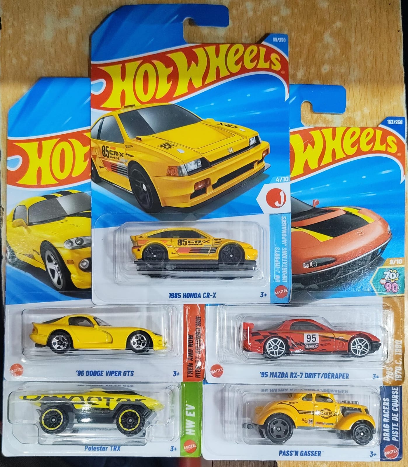 Hot Wheels Mainline - D Case Mix Combo Car - Long Card