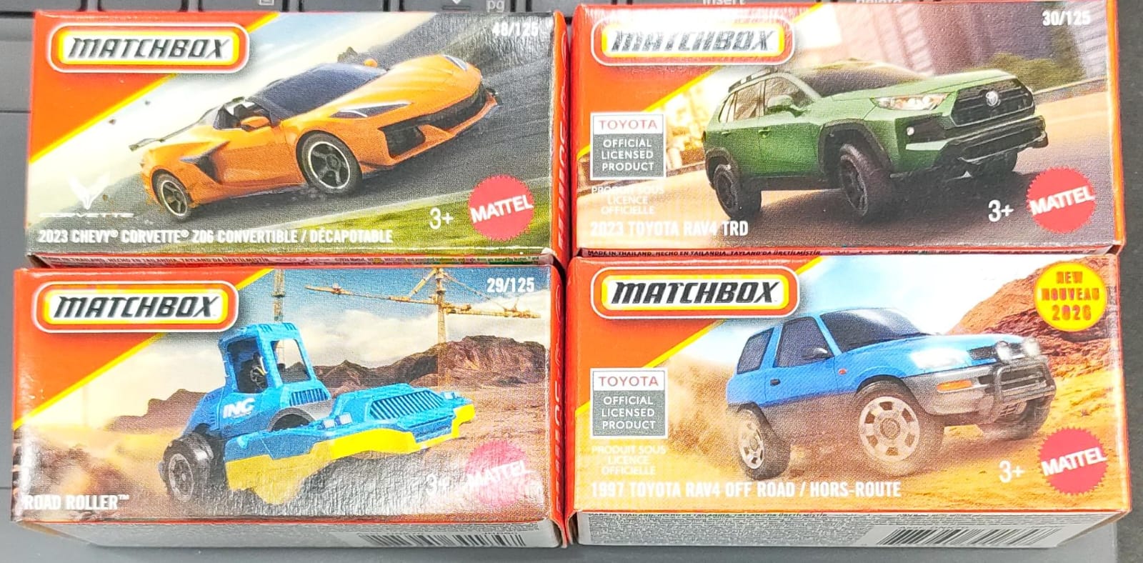 Matchbox Mainline - Combo Pack of 4 Cars - DNK70-2