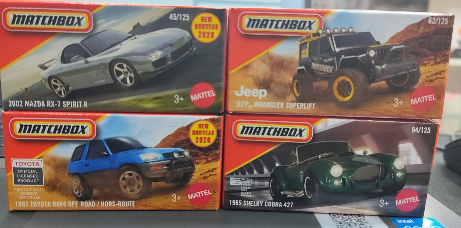Matchbox Mainline - Combo Pack of 4 Cars - DNK70 - 95BG - 2