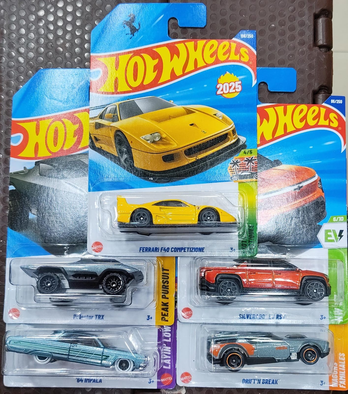 Hot Wheels Mainline - Combo Pack of 5 Cars - Long Card - 002