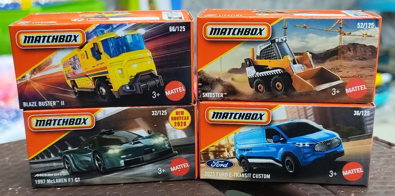 Matchbox Mainline - Combo Pack of 4 Cars - DNK70 - 002