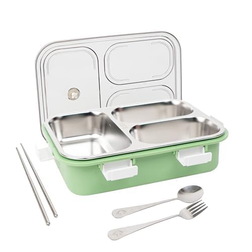 Bright & Beautiful Little Osaka Stainless Steel Lunch Box - (Green)