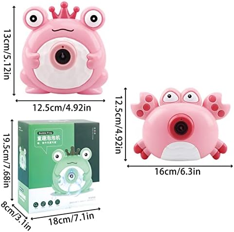 Kids Toy, Frog Outdoor Bubble Toy Machine Manufacturer Bubble Blower for Kids (Multicolor)