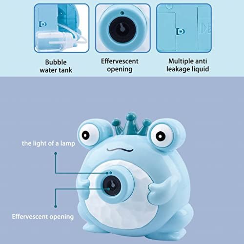 Kids Toy, Frog Outdoor Bubble Toy Machine Manufacturer Bubble Blower for Kids (Multicolor)