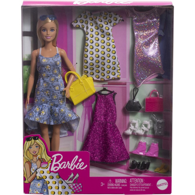 Barbie Fashionista Doll With Fashions Dress - Multicolor