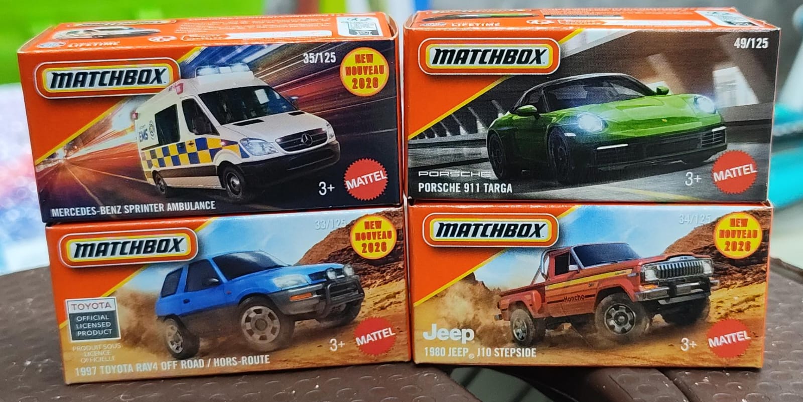 Matchbox Mainline - Combo Pack of 4 Cars - DNK70 - 003