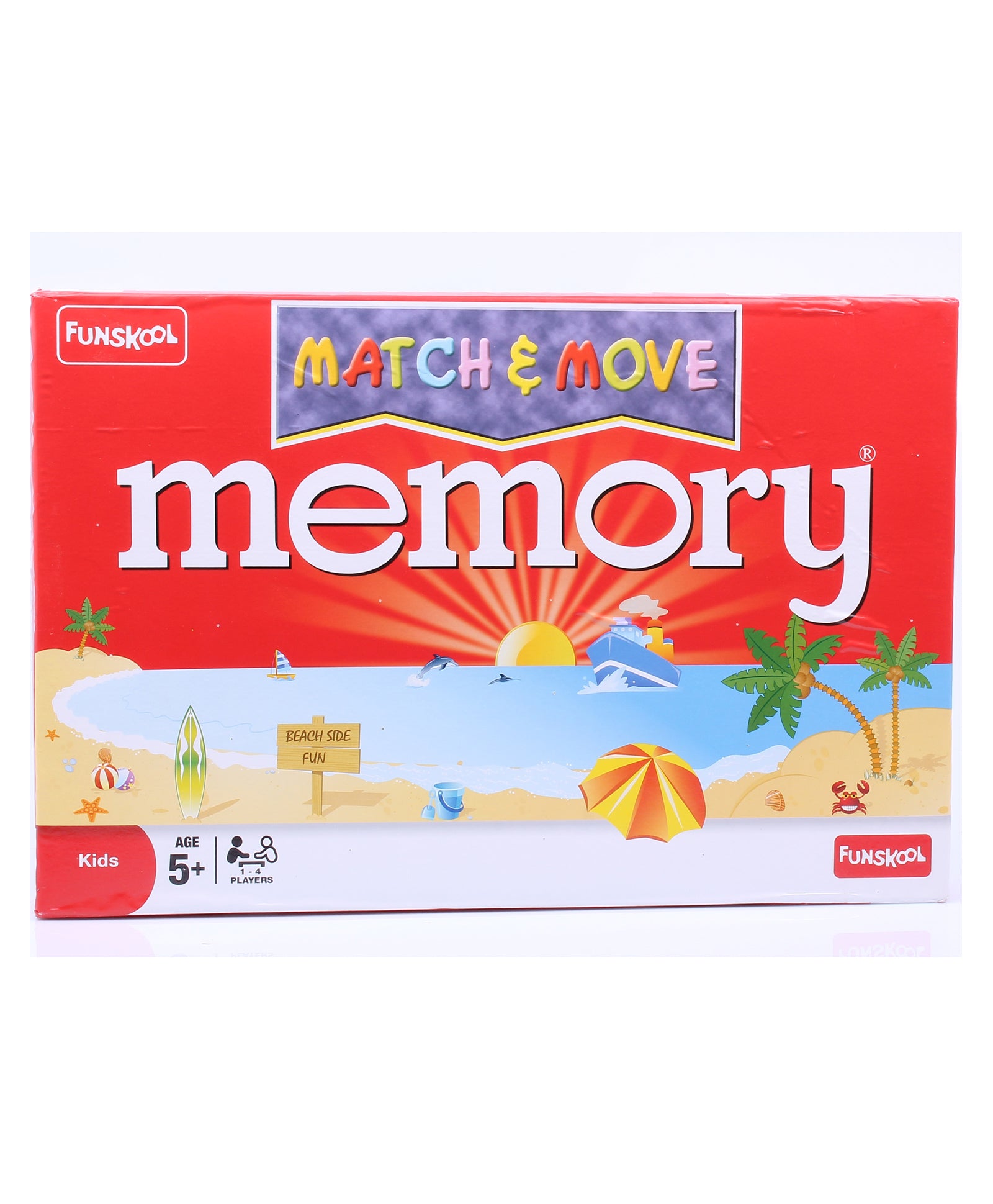 Funskool Memory Match & Move - For 5+ Years, Multicolor