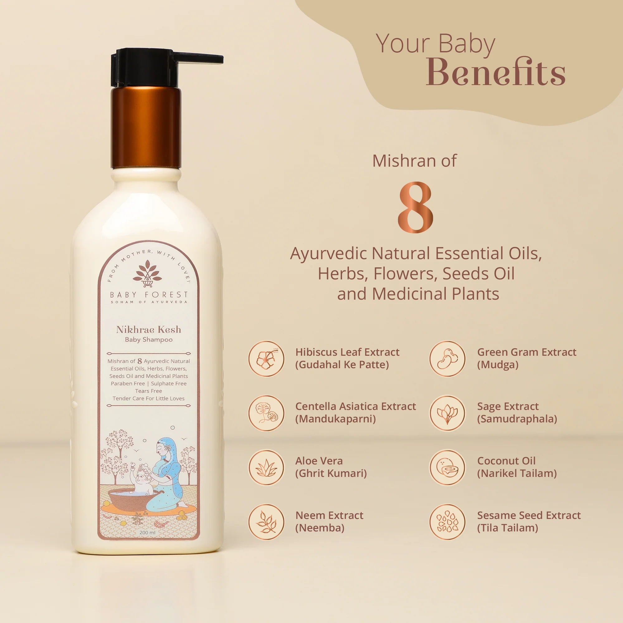 Baby Forest Nikhrae Kesh Baby Shampoo