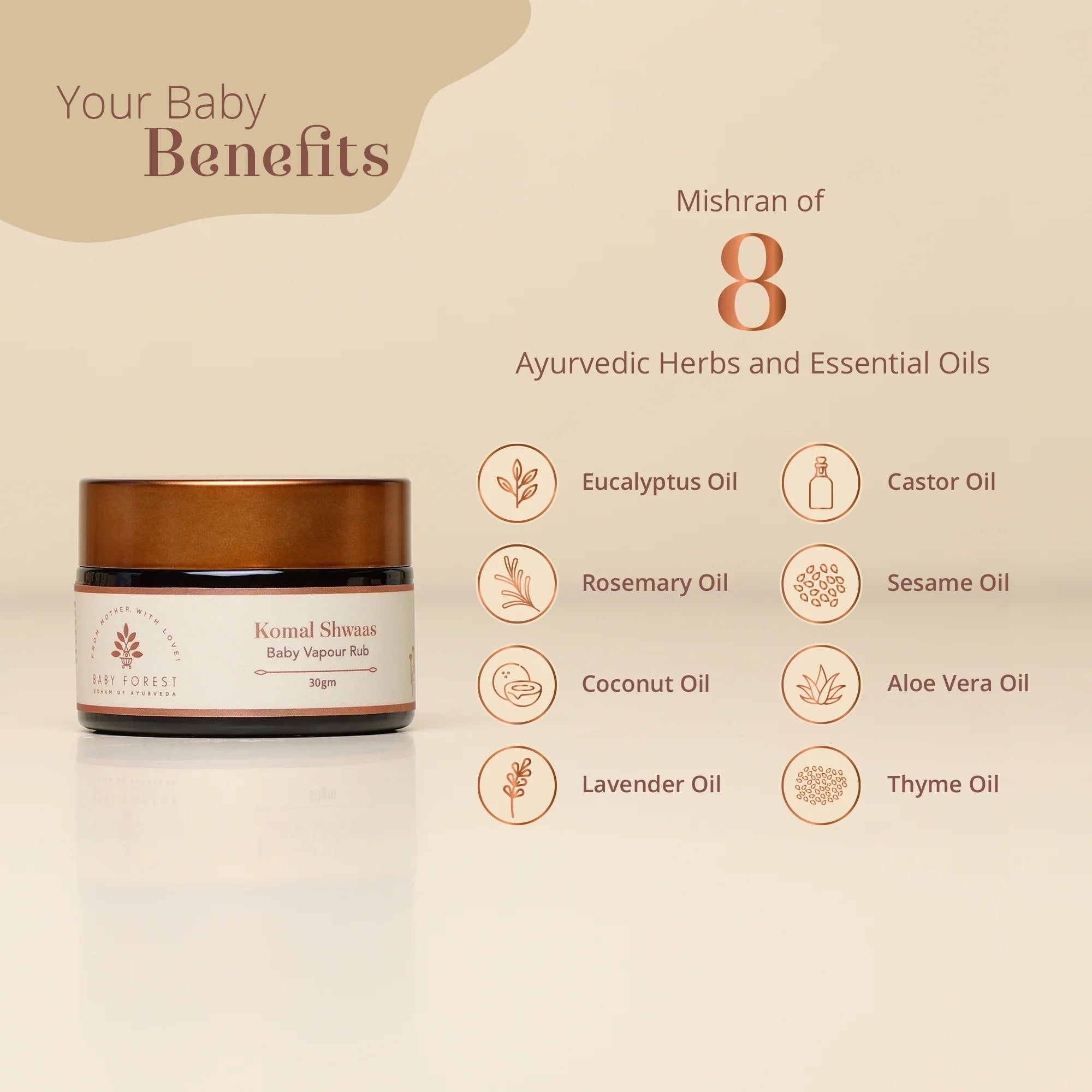 Baby Forest Komal Shwaas Baby Vapour Rub