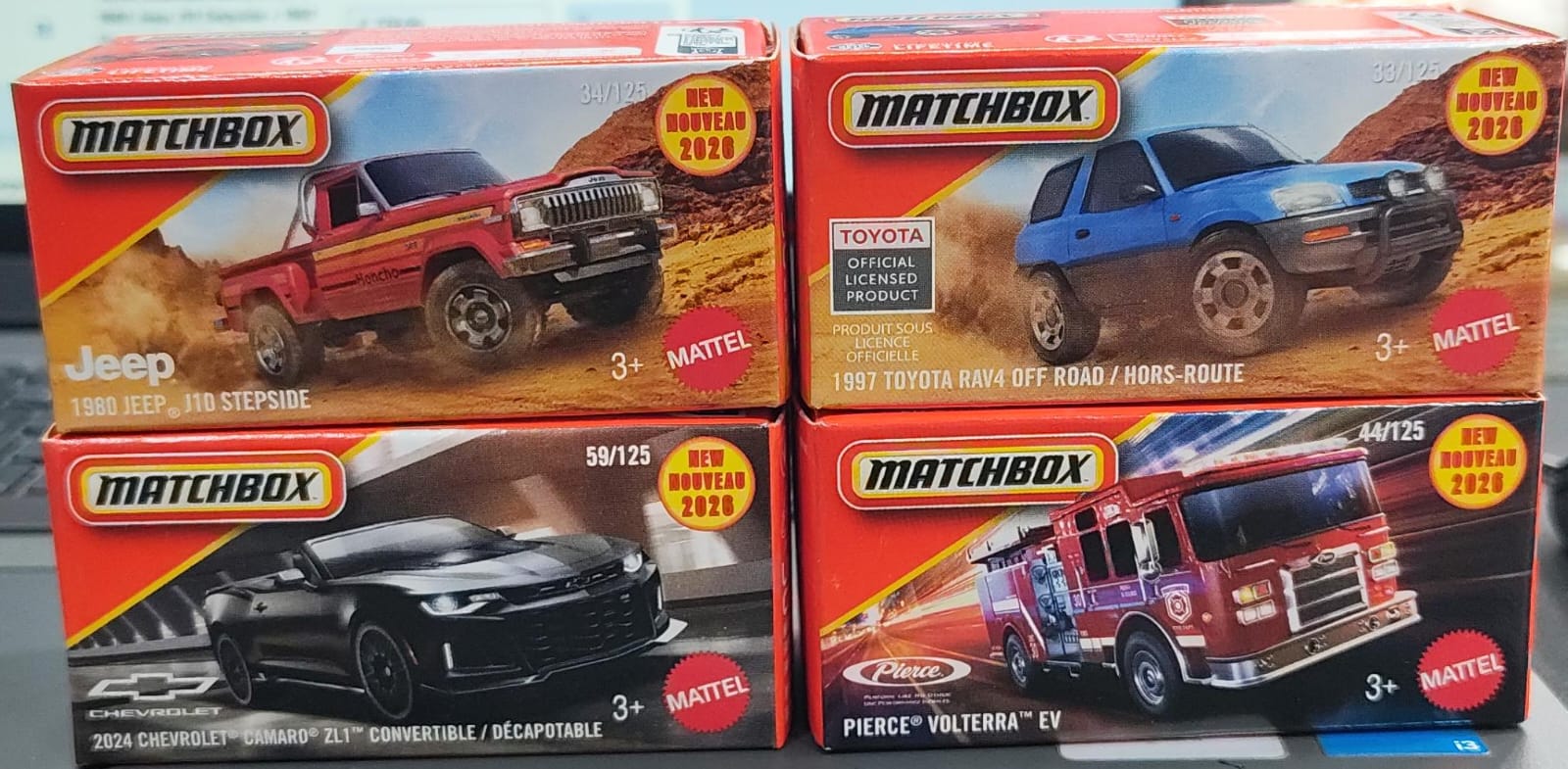 Matchbox Mainline - Combo Pack of 4 Cars - DNK70 - 002