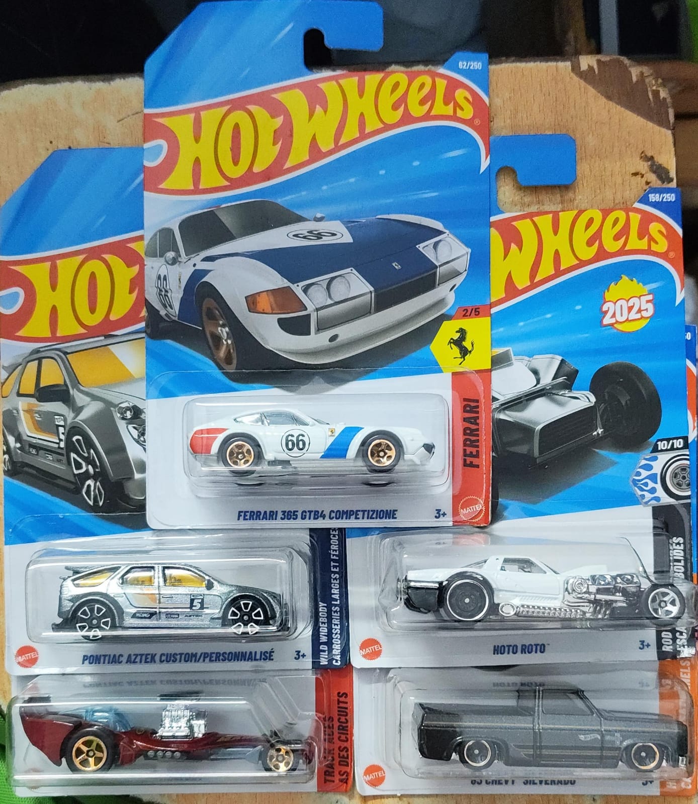 Hot Wheels Mainline - Combo Pack of 5 Cars - Long Card