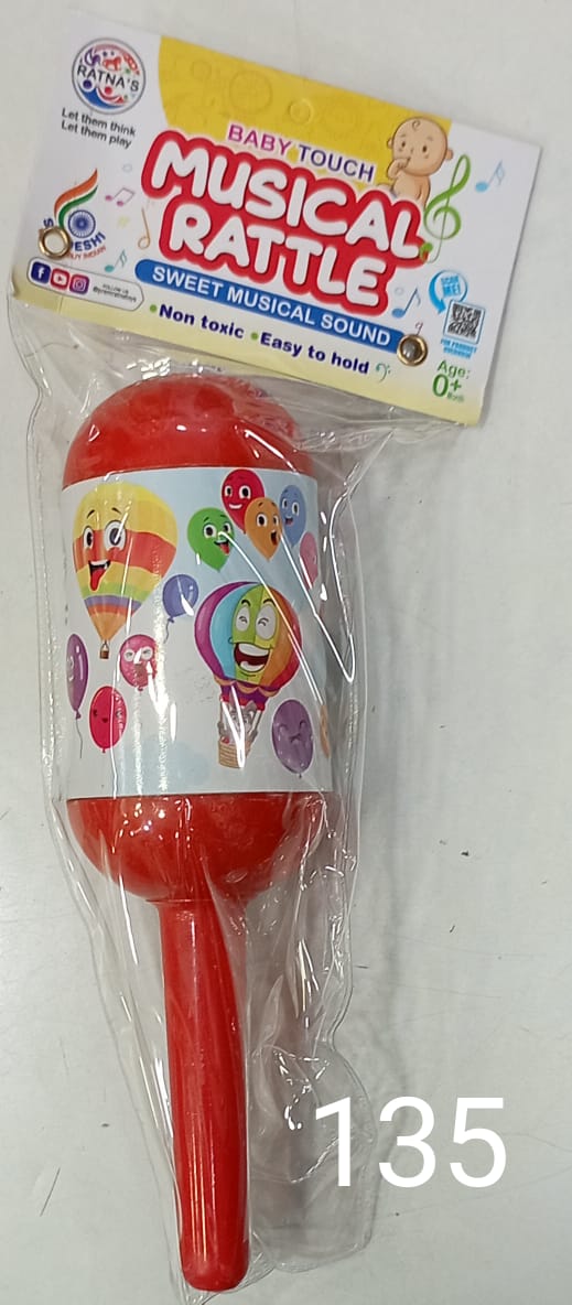Ratnas Musical Rattle Toy For Kids - Multicolor
