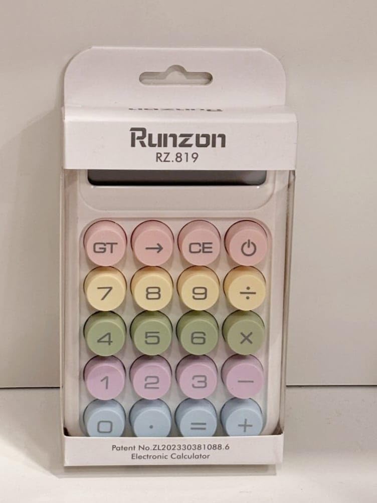 Runzon Electronic Calculator RZ. 819 for kids | Color & Design May Vary