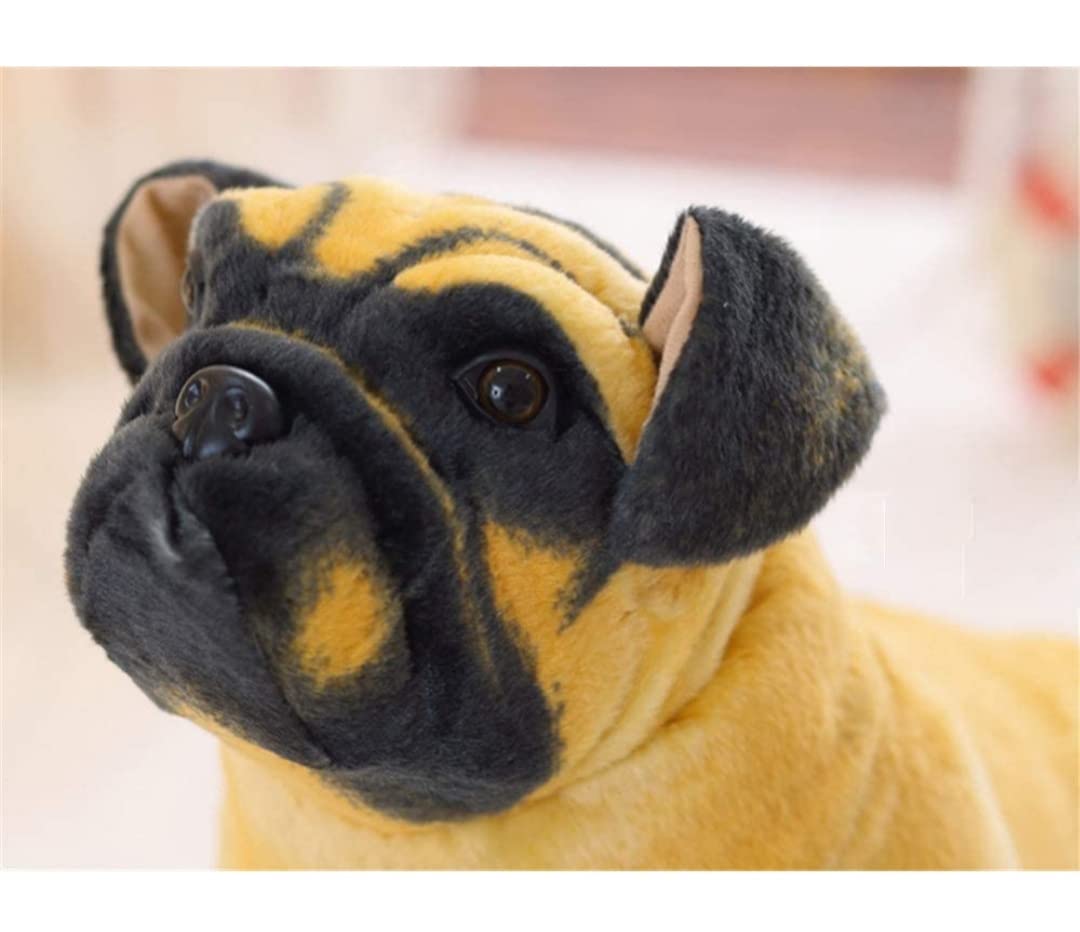 Pug Dog Soft Stuffed Toy Plush Animal Toy for Kids | Brown Colored