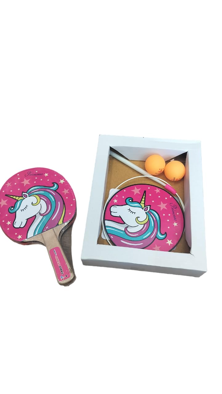 IToys Table Tennis Trainer Toy for Kids & Adults | Unicorn Rackets and Balls Base Training Practice Set