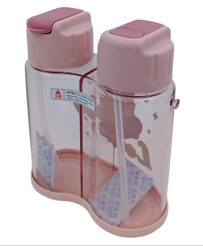 Double Sided Water Bottle with Soft Grip Strap - 640ml