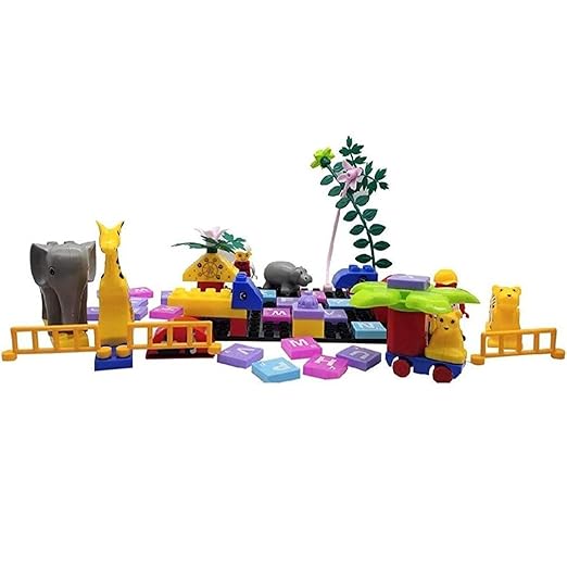 Happy Zoo Animal Blocks Toy for Kids - Multicolor