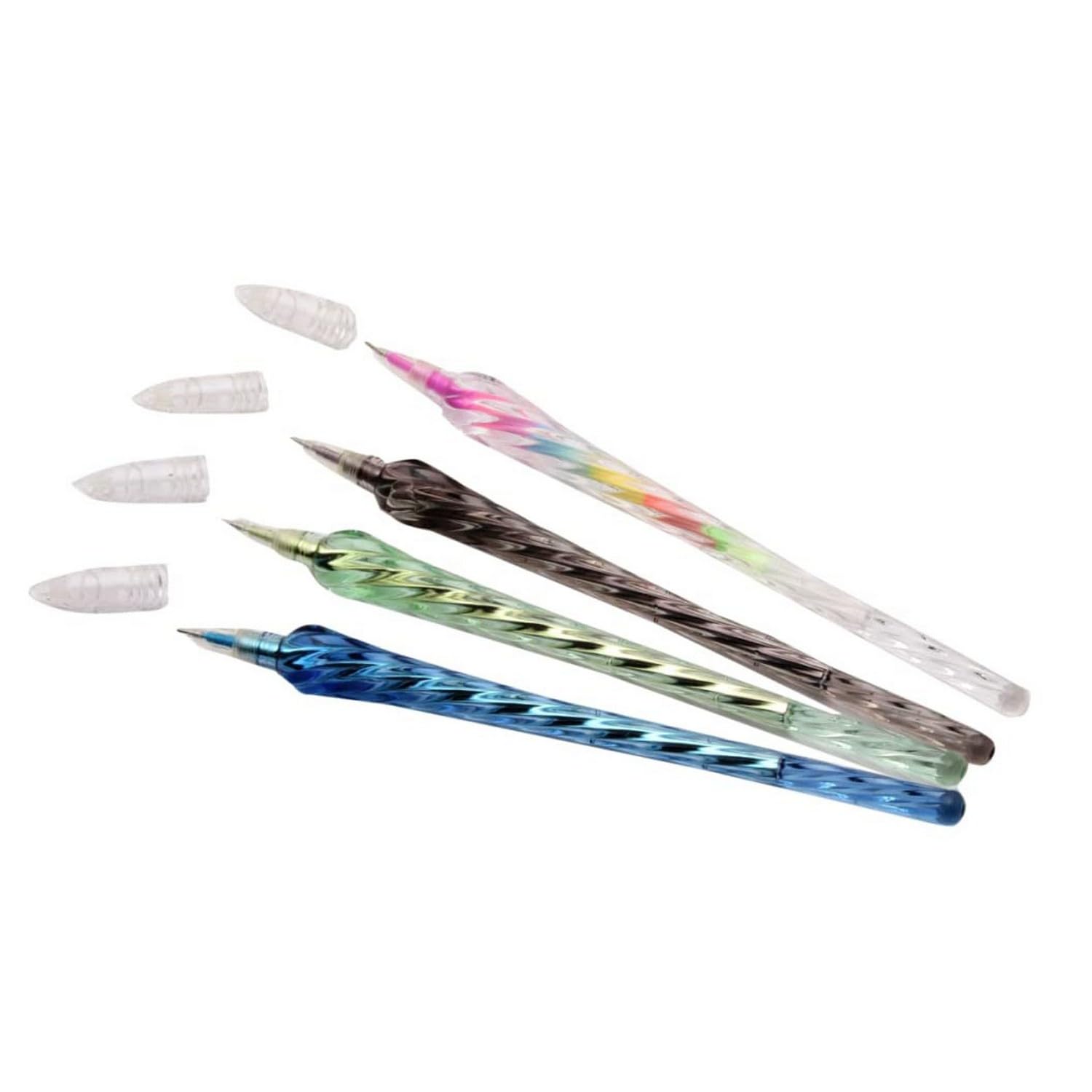 Metallic Gel Pens Set of 4 Color Gel Pens – Glitter, Neon Set – Ideal for Kids, Sketching, Painting, and Drawing