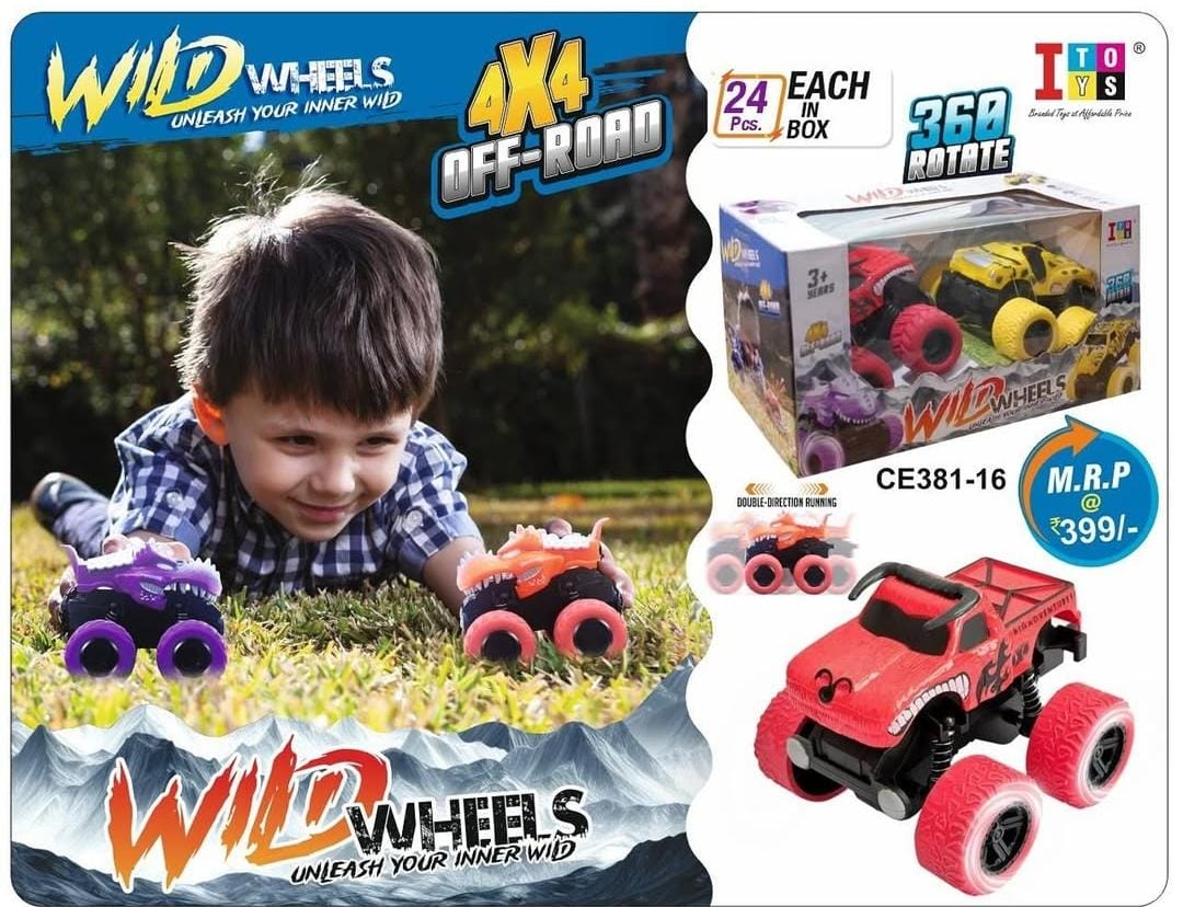 Itoys Wild Wheels - 4 x 4 Off-Road Vehicle - Multicolor
