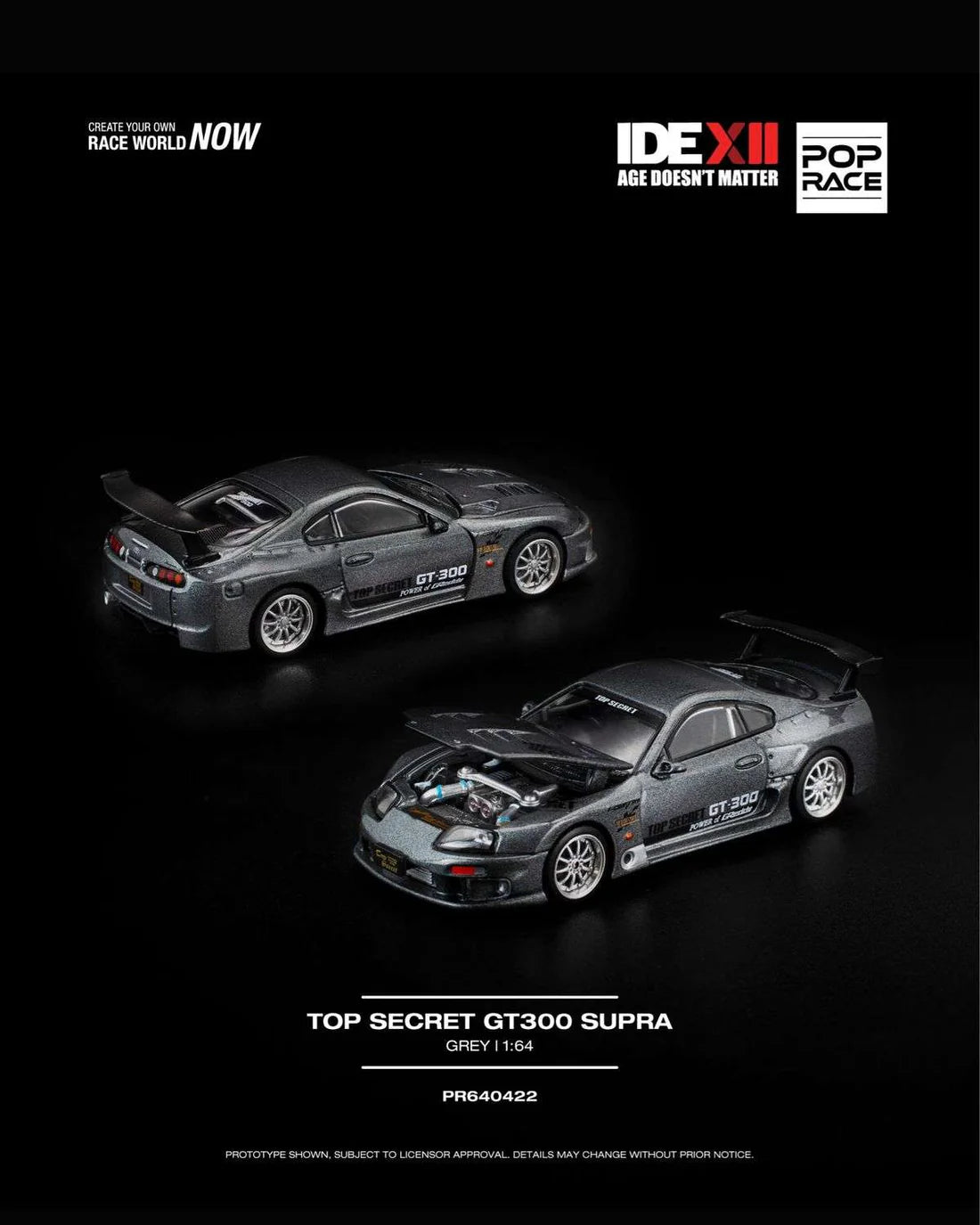 Pop Race Imported Edition - PR64-432: Top Secret GT300 Supra IDE XII Exclusive (Event Exclusive)