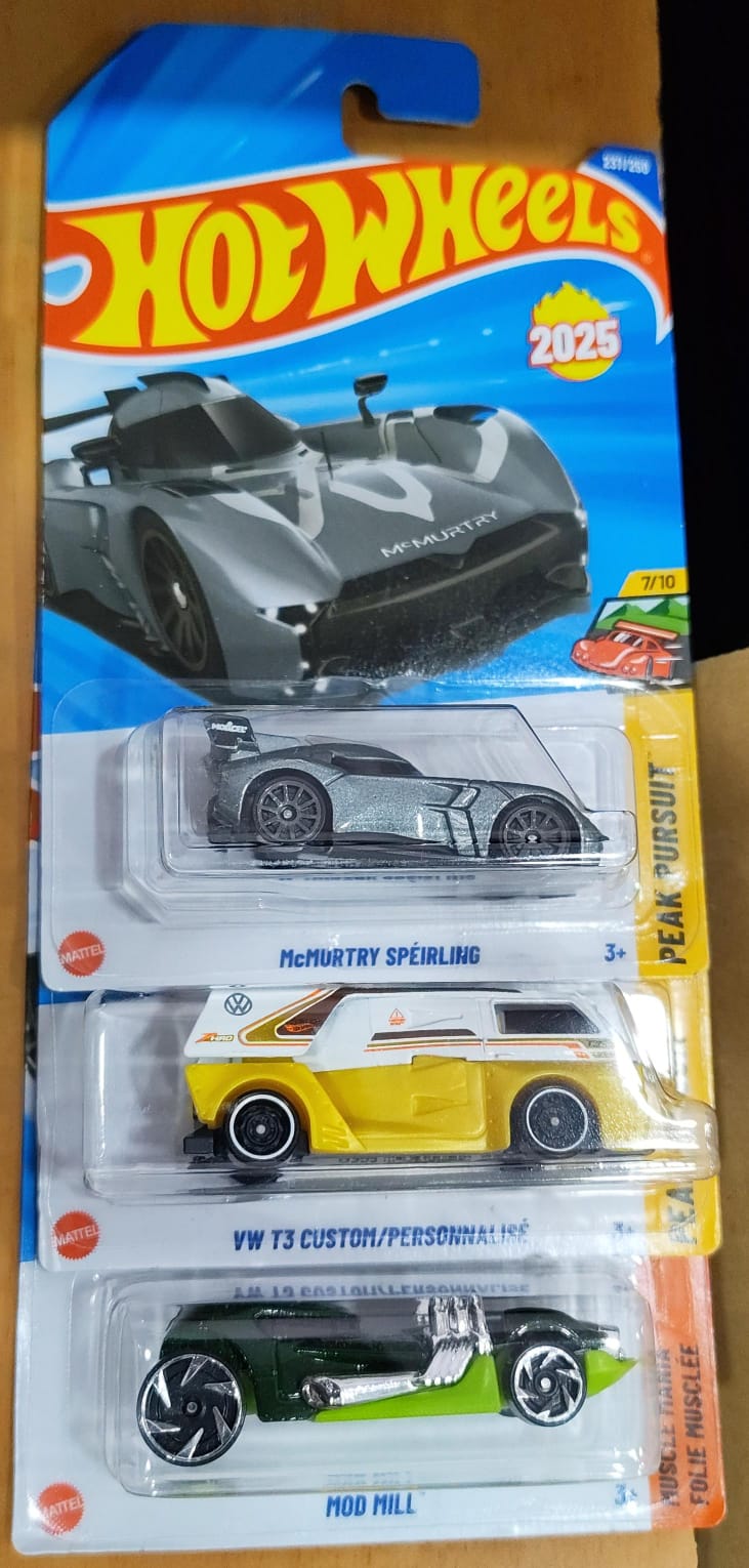 Hot Wheels Mainline - Combo Pack of 3 Cars - A Case 2026 - Long Card (1)