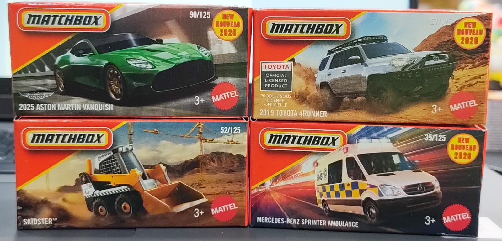 Matchbox Mainline - Combo Pack of 4 Cars - DNK70 - 002