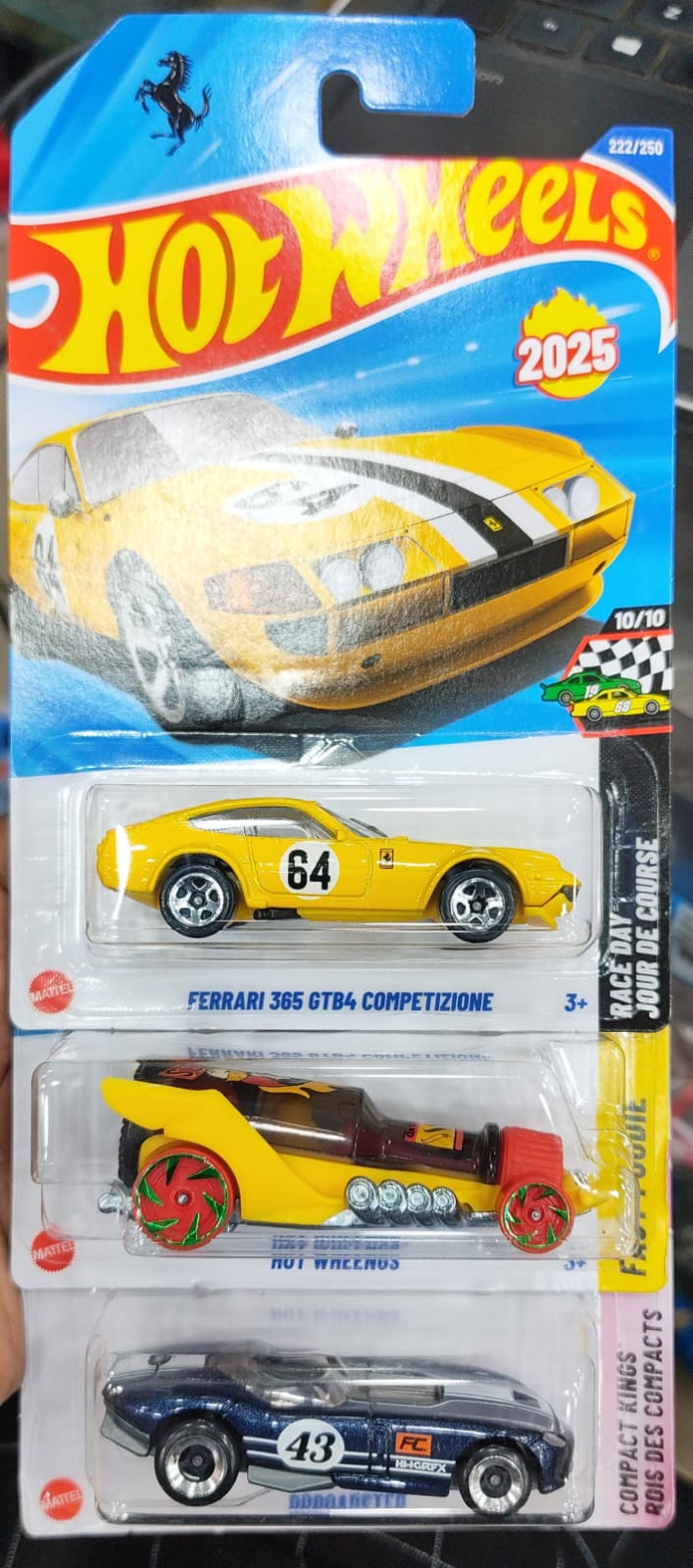 Hot Wheels Mainline - Combo Pack of 3 Cars - A Case 2026 - Long Card (2)