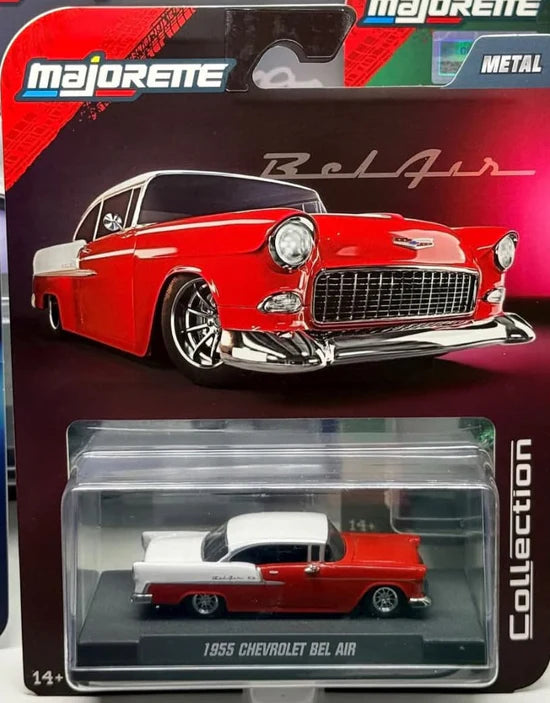 Majorette - Collector Edition -Combo Pack of 2 Cars - 1995 Toyota Supra & 1955 Chevrolet Bel Air