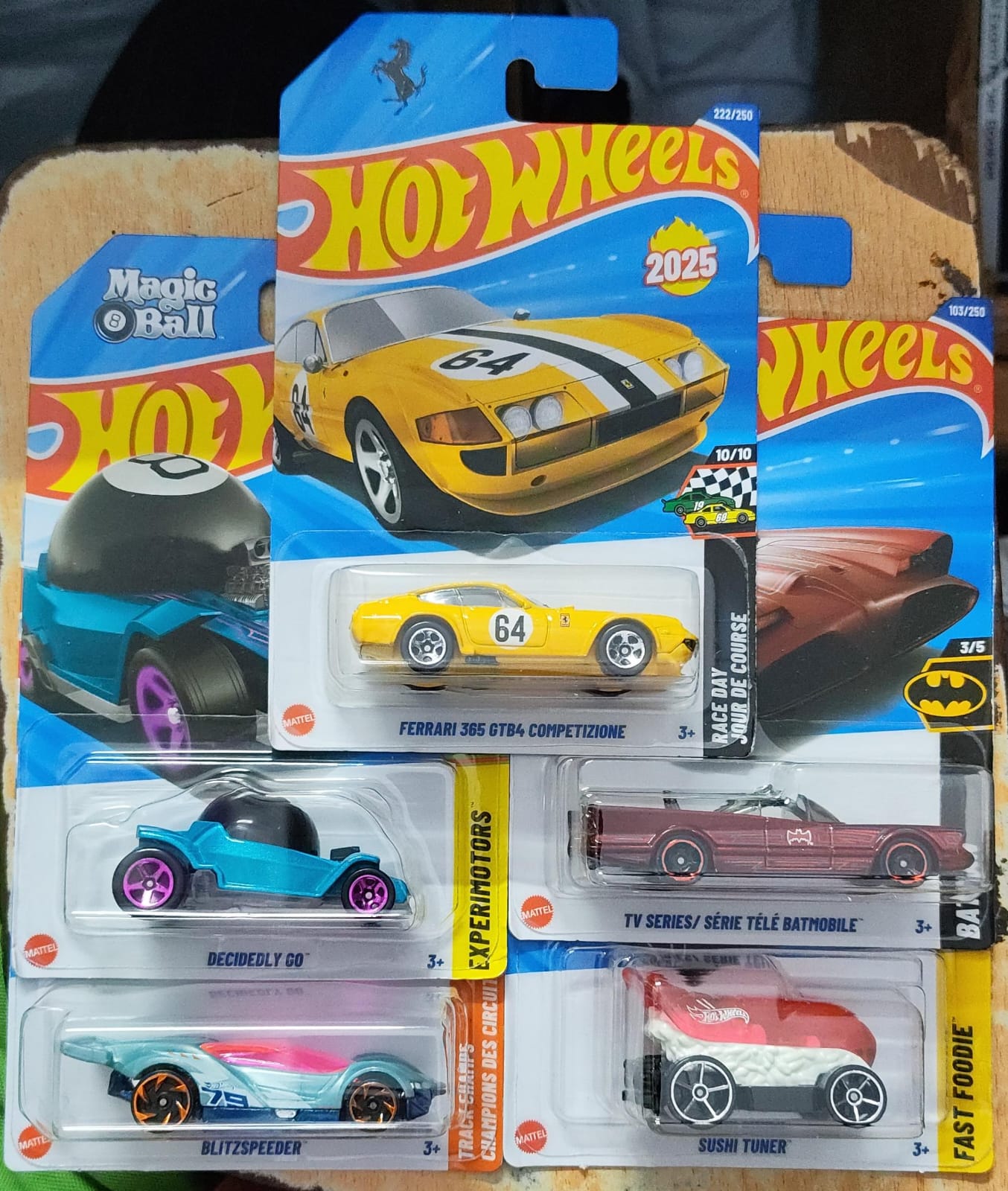 Hot Wheels Mainline - Combo Pack of 5 Cars - Long Card